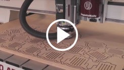 Nest Based Production of Wood on an AXYZ CNC Router - Video