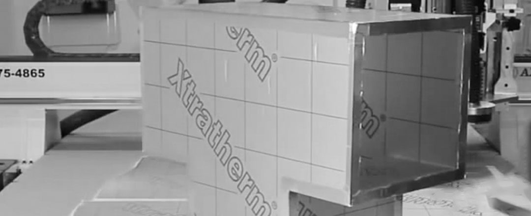 AXYZ CNC Router Machines Cut Foam for Duct Boards - Banner